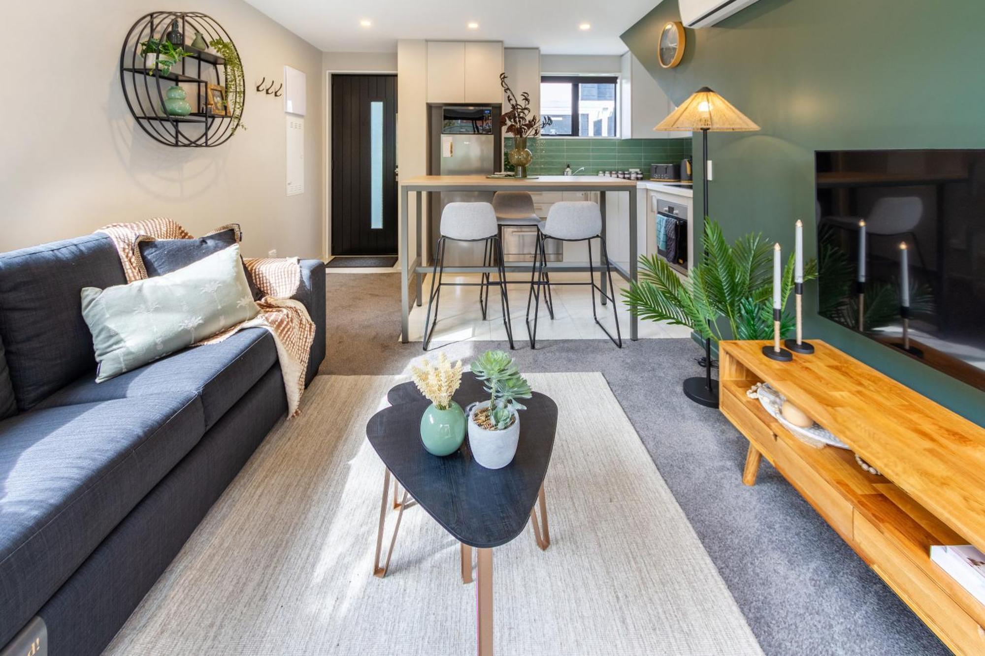 Latimer Square Luxe: 1Br W/ Sofa Bed Christchurch Exterior foto